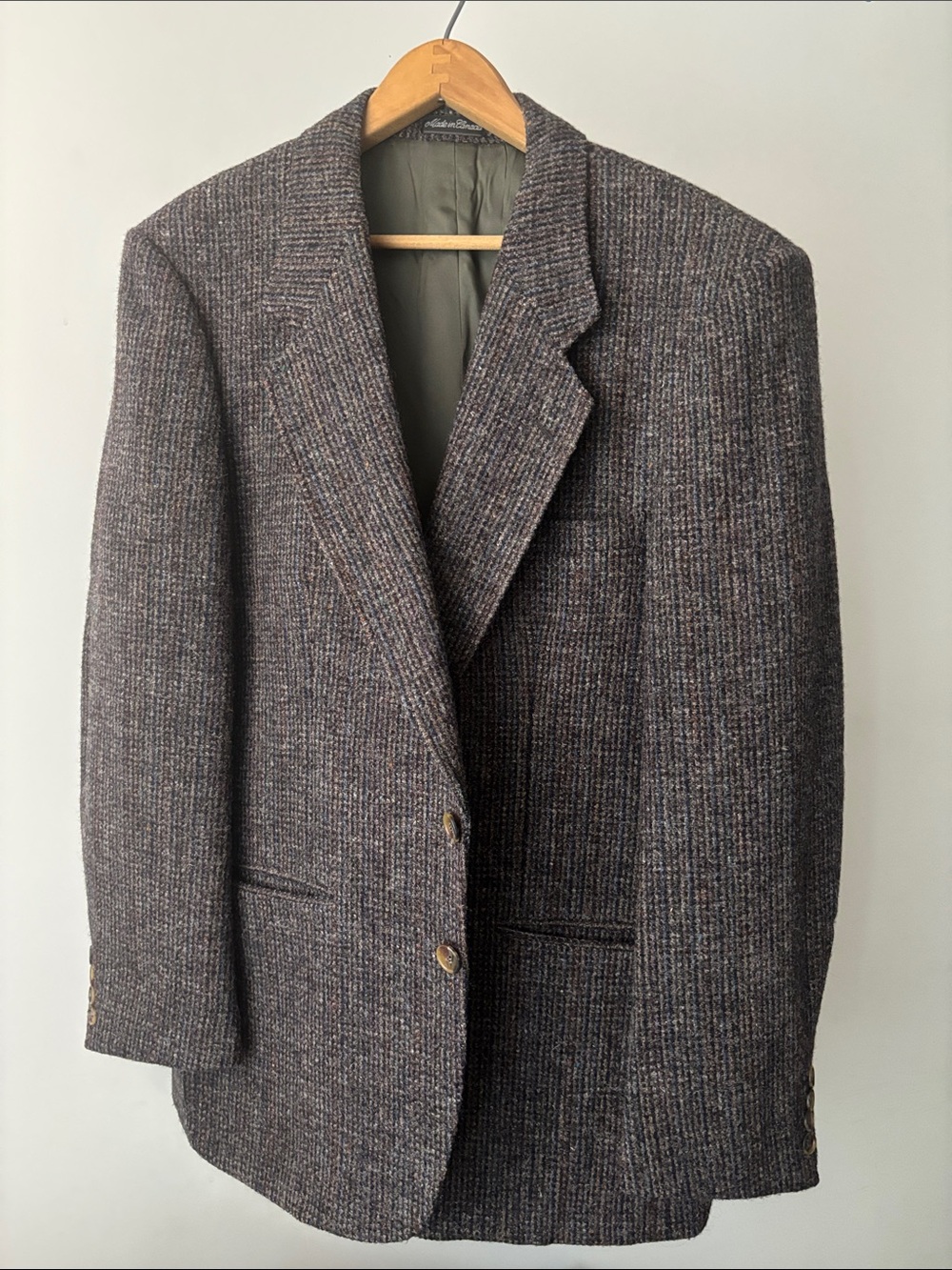 Vintage Harris Tweed from Scotland 100% Wool Sport Coat Blazer